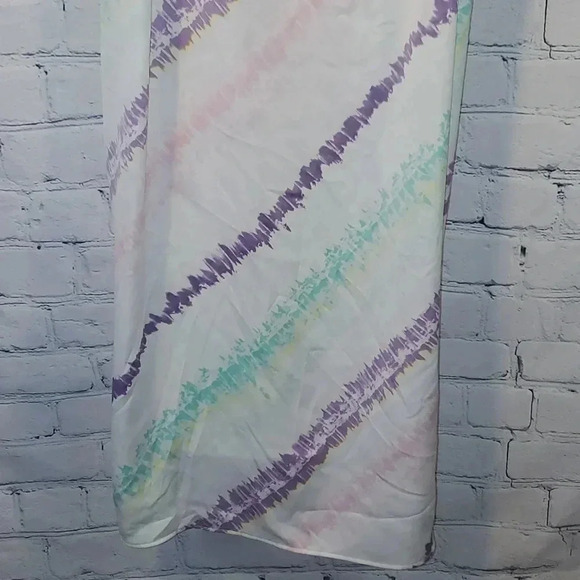 Lane Bryant Colorful Tie Dye Slip Dress Size 26 NWT - Picture 7 of 13